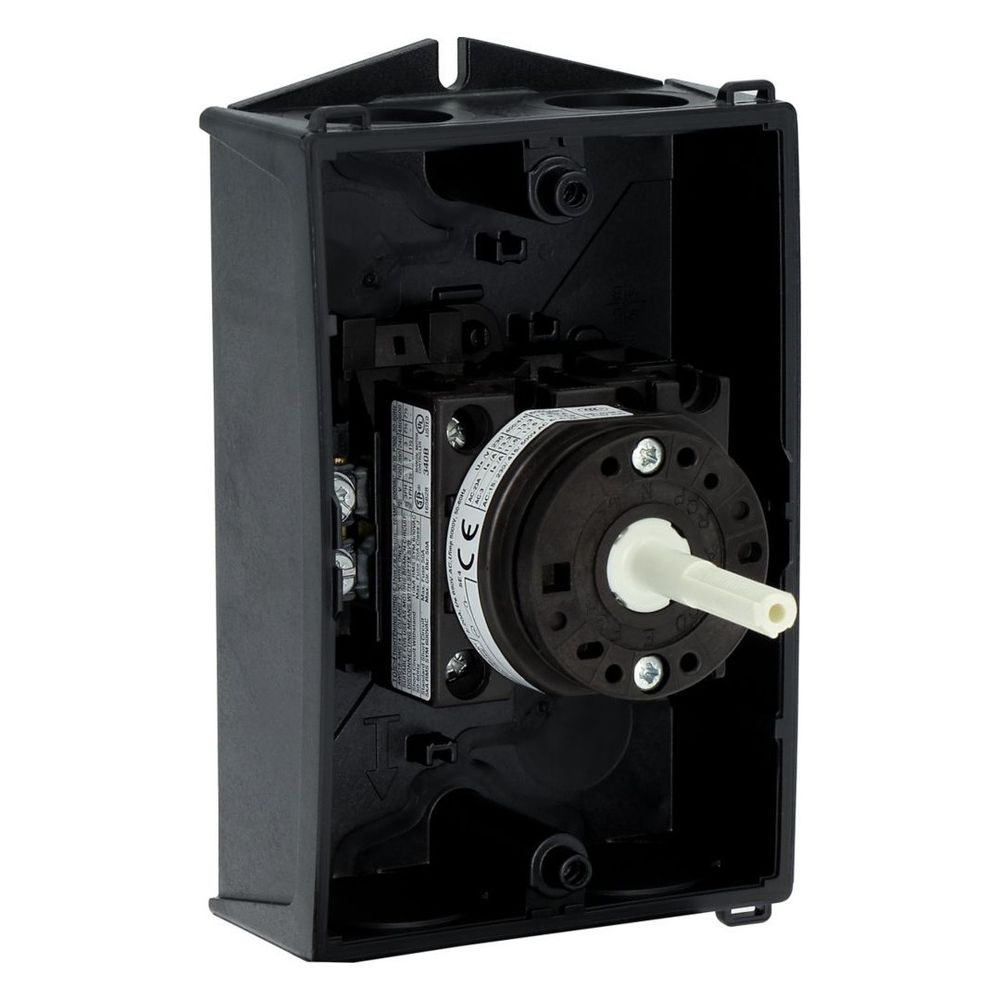 Eaton Hauptschalter T0 T0-2-1 / I1 / SVB-SW, 20A, 5,5kW, 3-polig, Schwarz... EATON-207148 4015082071486 (Abb. 10)