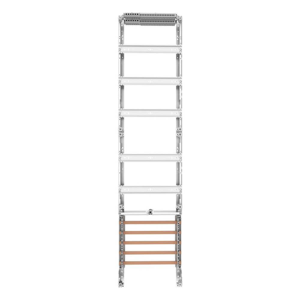 Eaton Einspeise-Verteilerfeld ZSD-V17/SA5, 1050x250x110mm, 5 DIN-Schienen, mit N-PE-Klemm... EATON-255558 4015082555580 (Abb. 3)