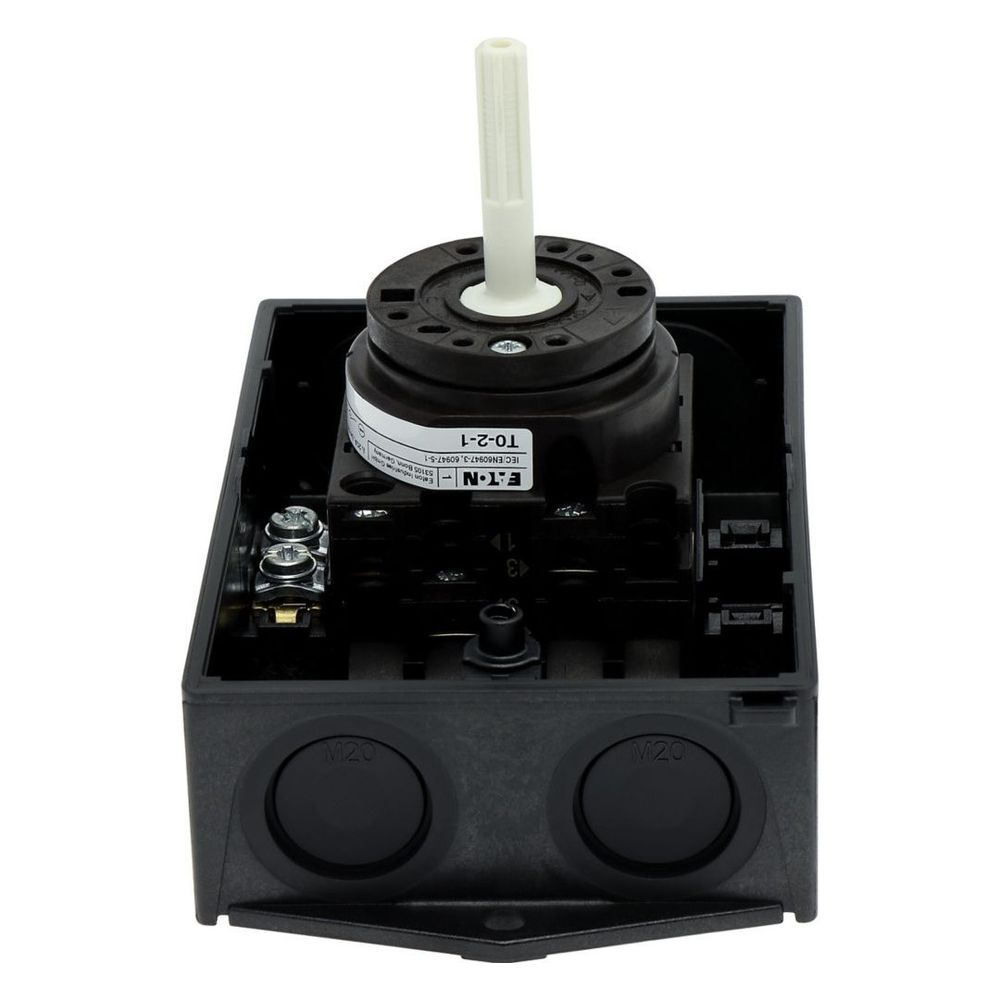 Eaton Hauptschalter T0 T0-2-1 / I1 / SVB-SW, 20A, 5,5kW, 3-polig, Schwarz... EATON-207148 4015082071486 (Abb. 5)