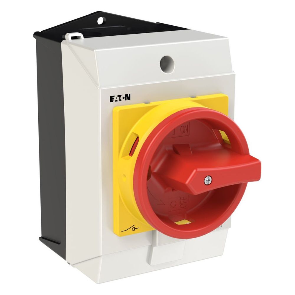 Eaton Hauptschalter T0 T0-2-8900/I1/SVB, 20A 5,5kW 3-polig+N, Kunststoff, Grau/Rot... EATON-207151 4015082071516 (Abb. 3)