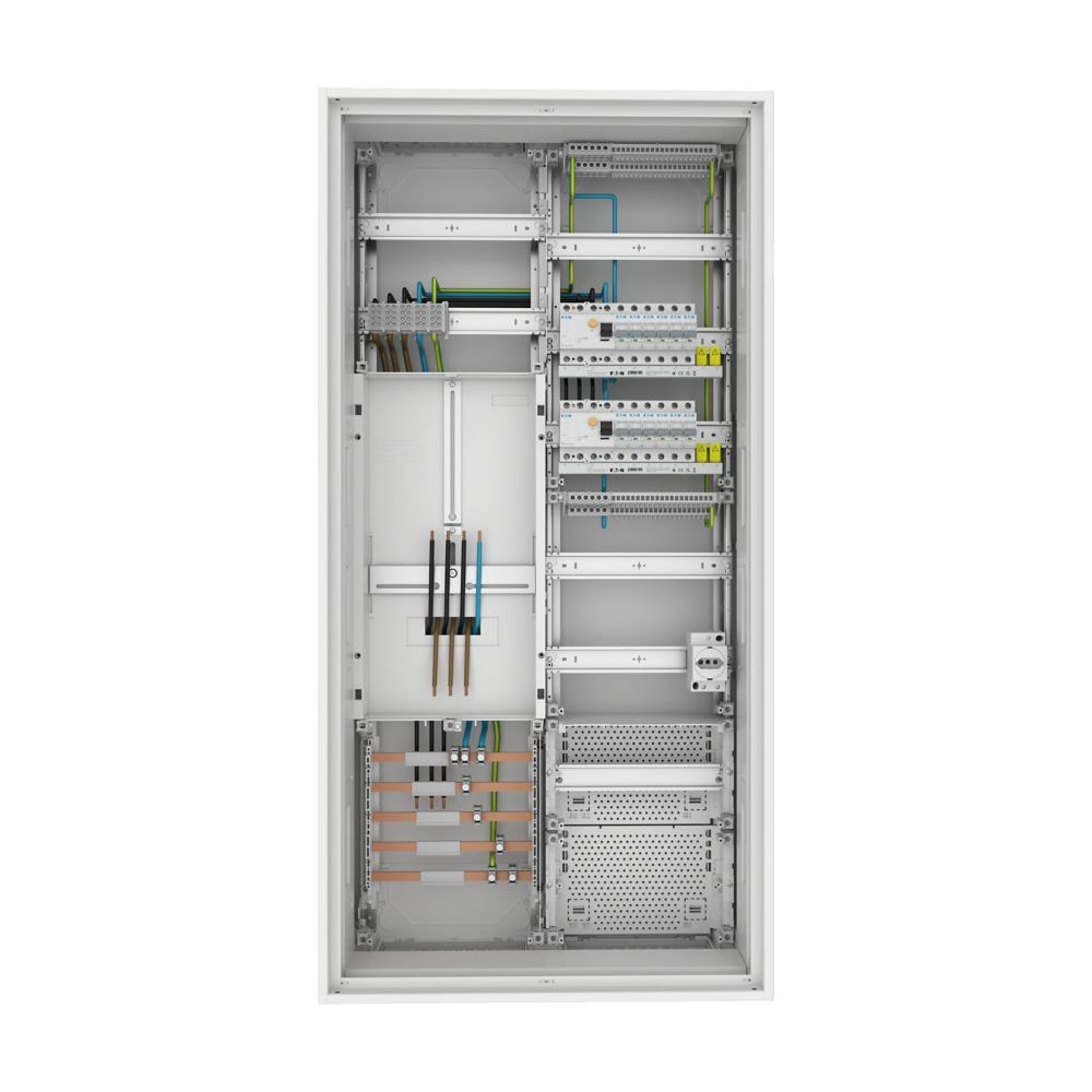 Eaton Zähler-Komplettschrank ZSD ZSD-ZV-1100/APZ/B, 63A, 2 Felder, 1100x550x225mm, Stahl,... EATON-191009 4015081913879 (Abb. 2)