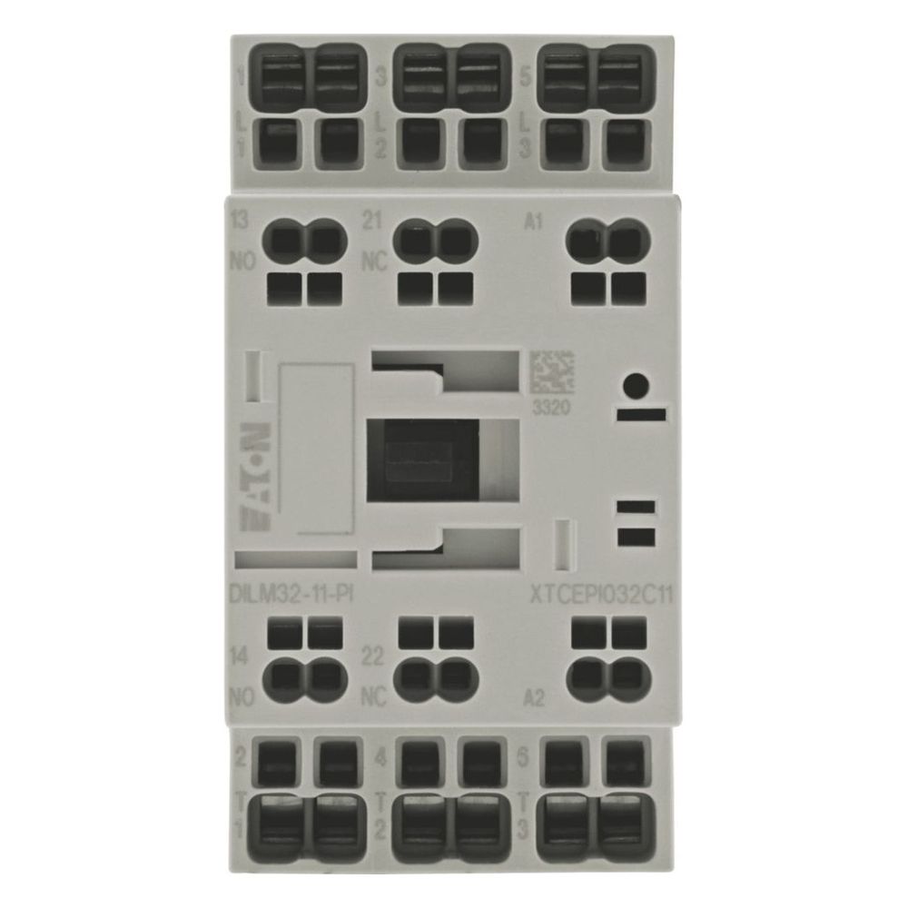 Eaton Leistungsschütz DILM DILM32-11(RDC24)-PI, 3-polig 15kW 32A, Push-in Klemmen, 24-27V... EATON-199293 4015081973774 (Abb. 2)