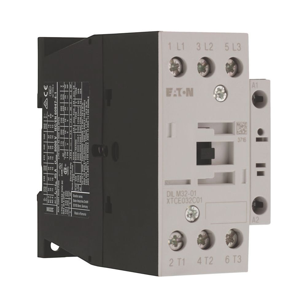 Eaton Leistungsschütz DILM DILM32-01(RDC24), 3-polig 15kW, Schraubklemmen... EATON-277306 4015082773069 (Abb. 3)