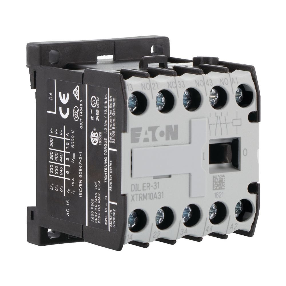 Eaton Hilfsschütz DILER DILER-31, 230V 50Hz/240V 60Hz, 3S/1Ö, Schraubanschluss, IP20... EATON-051768 4015080517689 (Abb. 3)