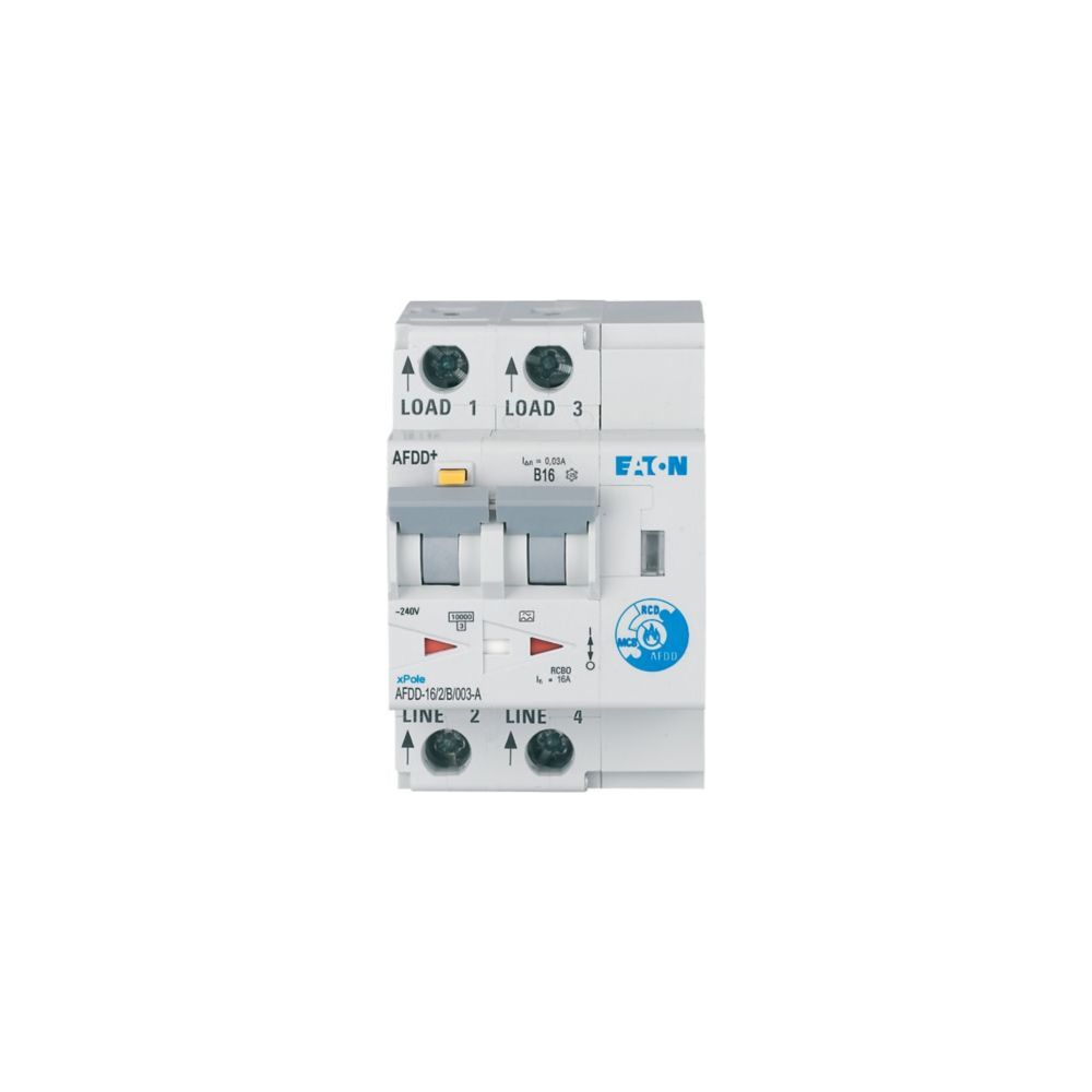 Eaton Brandschutzschalter xPole AFDD+ AFDD-16/2/B/003-A, 2-polig, B16A, 30mA, Typ A, 1872... EATON-187204 4015081822539 (Abb. 4)