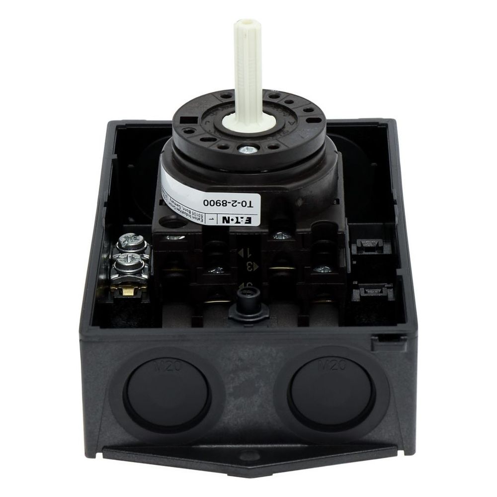 Eaton Hauptschalter T0 T0-2-15679/I1/SVB-SW, 20A, 3-polig, 5,5kW, Schwarz... EATON-207150 4015082071509 (Abb. 5)