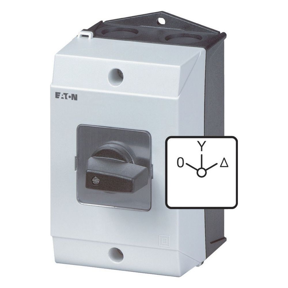 Eaton Stern-Dreieck-Schalter T3 T3-4-8410/I2, 32 A, Kunststoff, Schwarz... EATON-207195 4015082071950 (Abb. 2)