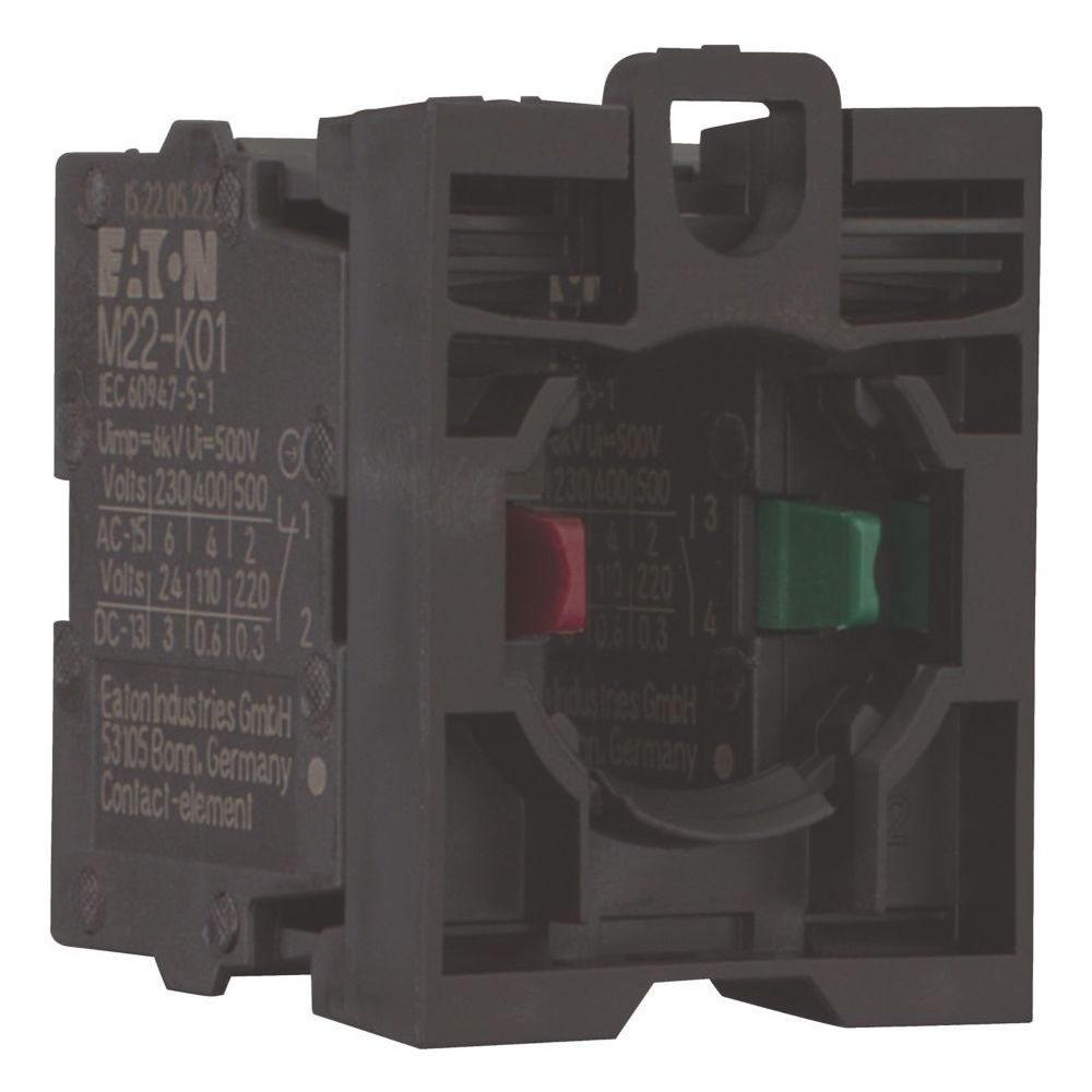 Eaton Kontaktelement M22 M22-AK11, 6A, 30x40x35mm, IP20... EATON-216505 4015082165055 (Abb. 3)