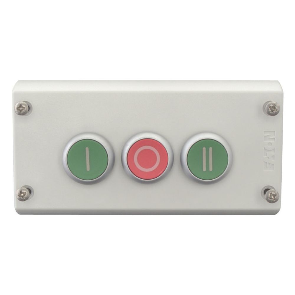 Eaton Drucktaster M22-I3-M1, 3 Einbaustellen, Kunststoff, Grau... EATON-216532 4015082165321 (Abb. 2)