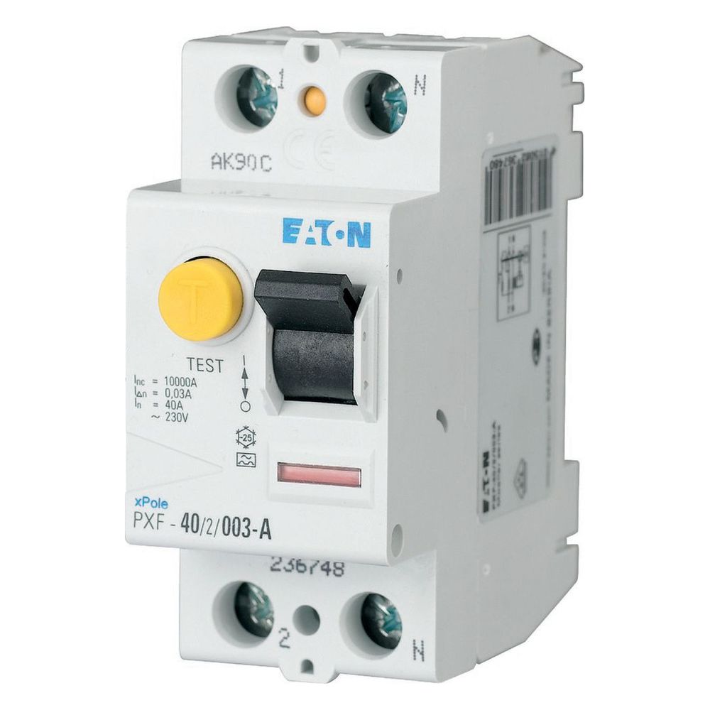 Eaton Fehlerstromschutzschalter xPole PXF-40/2/003-A, 40A, 2-polig, 30mA, Typ A, 230V, Gr... EATON-236748 4015082367480 (Abb. 4)