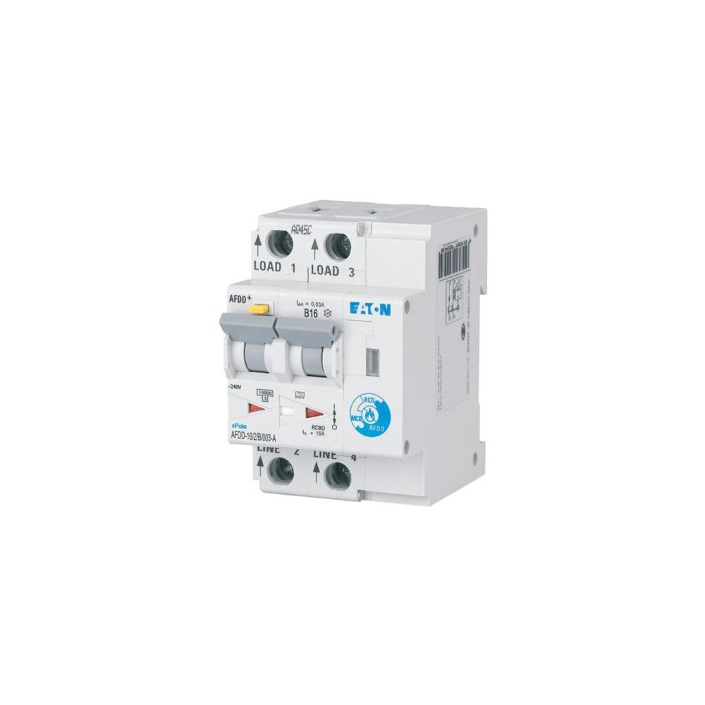 Eaton Brandschutzschalter xPole AFDD+ AFDD-16/2/B/003-A, 2-polig, B16A, 30mA, Typ A, 1872... EATON-187204 4015081822539 (Abb. 6)