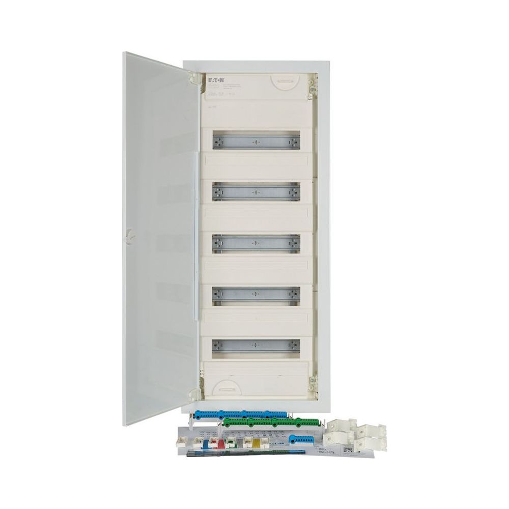 Eaton Unterputz-Kleinverteiler xComfort KLV-60UPP-F, 5-reihig, 60TE, 840x360x100mm, Kunst... EATON-302410 9010238160804 (Abb. 2)