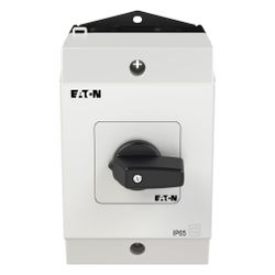 Eaton Wendeschalter T0 T0-3-8401/I1, 20A, 5 Kontakte, 60 Grad, Kunststoff, Schwarz... EATON-207132 4015082071325 (Abb. 1)