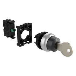 Eaton Schlüsseltaste RMQ-Titan M22-WRS-K10-BVP, 22,5mm, Kunststoff, Schwarz/Titan... EATON-110917 4015081104468 (Abb. 1)