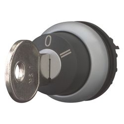 Eaton Schlüsseltaster M22 M22-WRS3, 22,5mm, Kunststoff, Titan, Schwarz... EATON-216900 4015082169008 (Abb. 1)