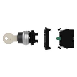 Eaton Schlüsseltaste RMQ-Titan M22-WRS-K10-BVP, 22,5mm, Kunststoff, Schwarz/Titan... EATON-110917 4015081104468 (Abb. 1)