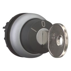 Eaton Schlüsseltaster M22 M22-WRS3, 22,5mm, Kunststoff, Titan, Schwarz... EATON-216900 4015082169008 (Abb. 1)