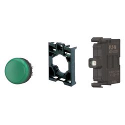 Eaton Leuchtmelder RMQ-Titan M22-L-G-LED230-BVP, 22,5mm, Chrom, Grün... EATON-132600 4015081295357 (Abb. 1)