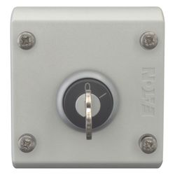 Eaton Schlüsseltaster M22-WRS/KC11/I, 2 Stellungen, 1Ö/1S, IP66, Kunststoff, Grau... EATON-216526 4015082165260 (Abb. 1)