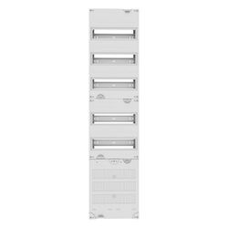 Eaton Einspeise-Verteilerfeld ZSD-V17/SA5, 1050x250x110mm, 5 DIN-Schienen, mit N-PE-Klemm... EATON-255558 4015082555580 (Abb. 1)
