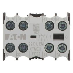 Eaton Hilfsschalterbaustein DILEM 22DILEM, 4-polig, 2 S, 2 Ö, Frontbefestigung, Schraubkl... EATON-010112 4015080101123 (Abb. 1)