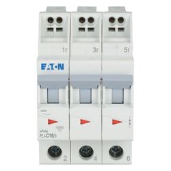 Eaton Leitungsschutzschalter xPole PLI-C16/3, 16A, 3-polig, 400V, 75,5x52,5x84mm... EATON-101321 4015081012565 (Abb. 1)