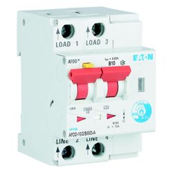 Eaton Brandschutzschalter AFDD+ AFDD-10/2/B/003-A, 2-polig, 10A, 30mA, Typ A... EATON-187168 4015081822171 (Abb. 1)