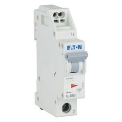 Eaton Leitungsschutzschalter xPole PLI-B16/1, 16A, 1-polig, 10kA, 75,5x17,5x84mm... EATON-101251 4015081011865 (Abb. 1)
