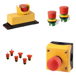 Eaton NOT-HALT-Taste RMQ-Titan M22-PVT Pilzform, 38mm, unbeleuchtet, Drehentriegelung, Ro... EATON-263467 4015082634674 (Abb. 1)