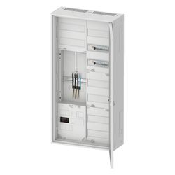Eaton Zähler-Komplettschrank ZSD ZSD-ZV-1100/APZ/B, 63A, 2 Felder, 1100x550x225mm, Stahl,... EATON-191009 4015081913879 (Abb. 1)