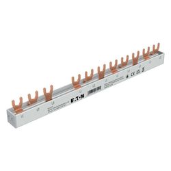 Eaton Gabelverschienung EVGK-3PHAS/N/8MODUL/LS, 3-phasig, 10mm2, 213mm, Grau... EATON-EP-501070 9010653035145 (Abb. 1)