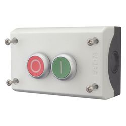 Eaton Drucktasten-Gehäuse M22 M22-I2-M1, 2 Schließer 2 Öffner, Kunststoff, Grau... EATON-216529 4015082165291 (Abb. 1)