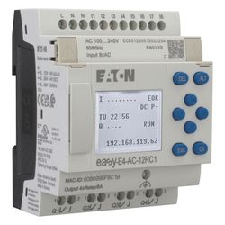 Eaton Steuerrelais easyE4 EASY-E4-AC-12RC1, 8 Digitaleingänge, 4 Relaisausgänge, 100-240V... EATON-197215 4015081939442 (Abb. 1)