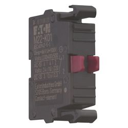 Eaton Kontaktelement M22 M22-K01, 1 Ö, Schraubanschluss, Frontbefestigung... EATON-216378 4015082163785 (Abb. 1)