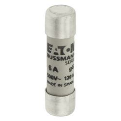 Eaton Sicherungseinsatz Bussmann C10G6, 10x38mm, 6A, 500V, 120kA, gG/gL, Keramiksicherung... EATON-C10G6 5027590493567 (Abb. 1)