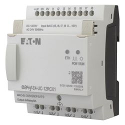 Eaton Steuerrelais easyE4 EASY-E4-UC-12RCX1, 12/24V DC 24V AC, 72x90x58mm... EATON-197212 4015081939473 (Abb. 1)