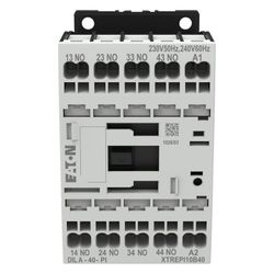 Eaton Hilfsschütz DILA DILA-40, 230V 50Hz 240V 60Hz, 4 Schließer, Push-in-Klemmen, 68x45x... EATON-199204 4015081972883 (Abb. 1)
