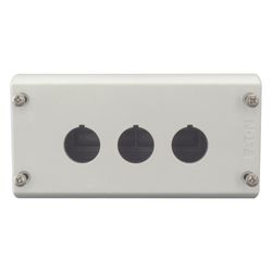 Eaton Aufbaugehäuse M22 M22-I3, 3 Einbaustellen, 56x153x80mm, Kunststoff, Grau... EATON-216538 4015082165383 (Abb. 1)