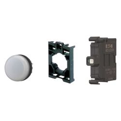 Eaton Leuchtmelder M22 M22-L-W-LED230-BVP, 22,5mm Lochdurchmesser, Weiß, Chrom... EATON-132601 4015081295364 (Abb. 1)