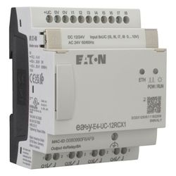 Eaton Steuerrelais easyE4 EASY-E4-UC-12RCX1, 12/24V DC 24V AC, 72x90x58mm... EATON-197212 4015081939473 (Abb. 1)