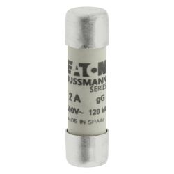 Eaton Zylindersicherung C10G2, 2A, 500V, 10x38mm, 120kA, gG/gL... EATON-C10G2 5027590493468 (Abb. 1)