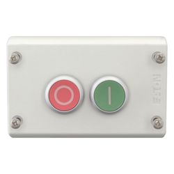 Eaton Drucktasten-Gehäuse M22 M22-I2-M1, 2 Schließer 2 Öffner, Kunststoff, Grau... EATON-216529 4015082165291 (Abb. 1)