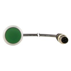 Eaton Drucktaster C22 C22-D-G-K10-P3, 0,5m Kabel, Kunststoff, Grün... EATON-181632 4015081764990 (Abb. 1)