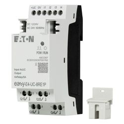 Eaton Steuerrelais easyE4 EASY-E4-UC-12RC1, 12/24V DC 24V AC, 8 Digitaleingänge, 4 Relais... EATON-197211 4015081939480 (Abb. 1)