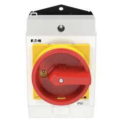 Eaton Hauptschalter T0 T0-2-8900/I1/SVB, 20A 5,5kW 3-polig+N, Kunststoff, Grau/Rot... EATON-207151 4015082071516 (Abb. 1)