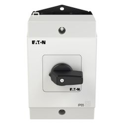 Eaton Wendeschalter T0 T0-3-8401/I1, 20A, 5 Kontakte, 60 Grad, Kunststoff, Schwarz... EATON-207132 4015082071325 (Abb. 1)