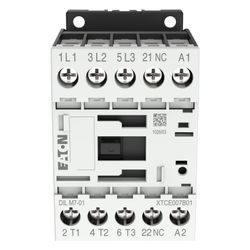 Eaton Leistungsschütz DILM7-01, 3-polig, 3kW, 230V 50Hz, 240V 60Hz, 1 Ö, Schraubklemmen... EATON-276585 4015082765859 (Abb. 1)