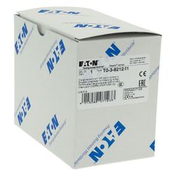 Eaton Umschalter T0 T0-3-8212/I1, 20A, 3 Kontakteinheiten, Kunststoff, Schwarz/Silber... EATON-207123 4015082071233 (Abb. 1)