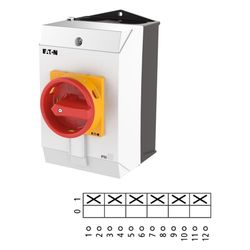 Eaton Hauptschalter T3 T3-3-8342/I2/SVB, 32A, 6-polig, Rot/Gelb... EATON-207208 4015082072087 (Abb. 1)