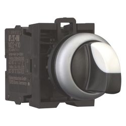 Eaton Wahlschalter RMQ-Titan M22-WRK3/K20, 3 Stellungen, 2 Schließer, IP66, Kunststoff, T... EATON-216520 4015082165208 (Abb. 1)